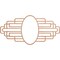 Ekena Millwork Elizabeth Wood Fretwork Prcd Ceiling Medallion, Cherry, 28"W x 14"H x 7 3/4"IW x 13 1/4"IH x 1/4"T CMWP28X14X0250EBCH - alternate 1